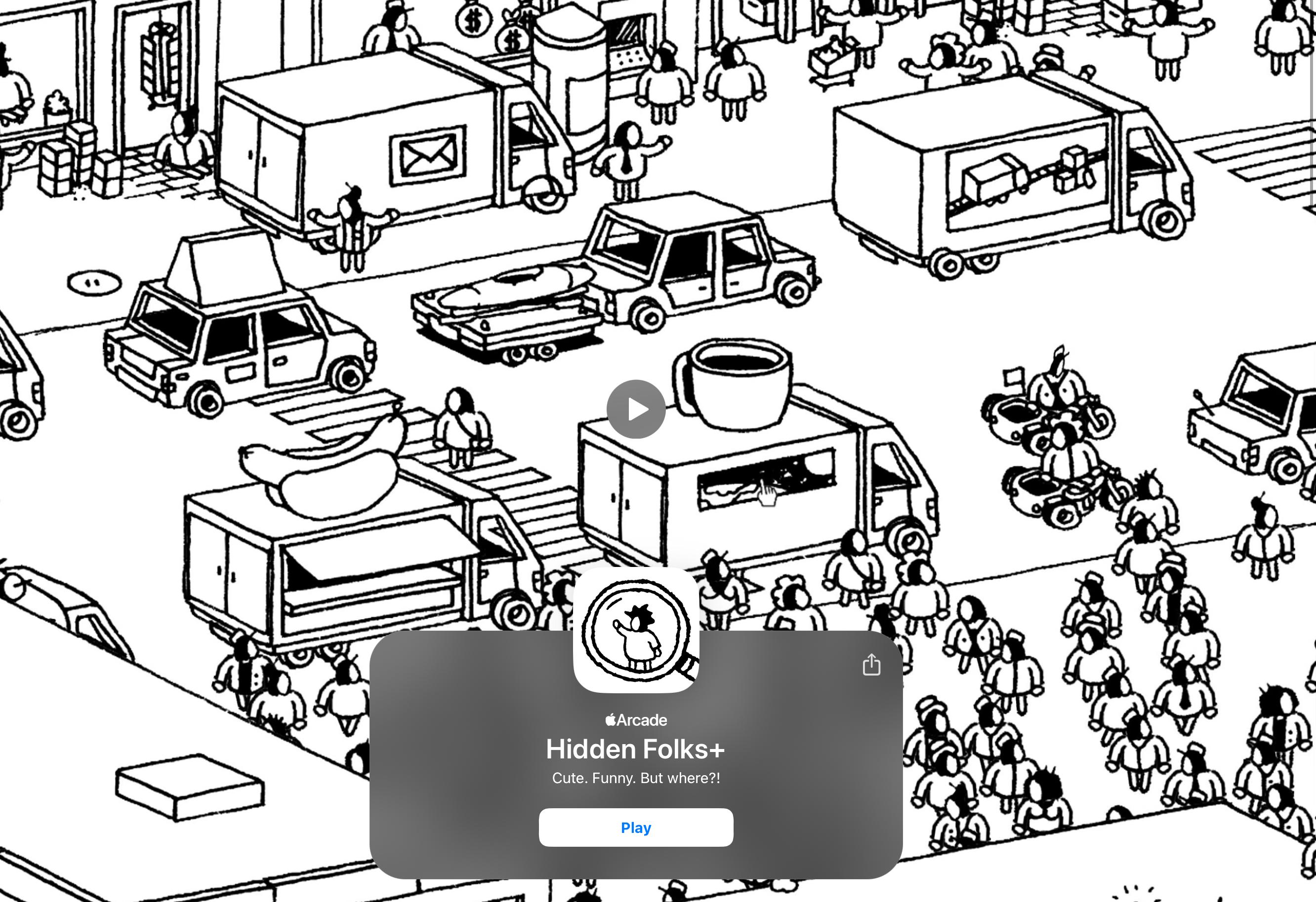 《隐藏的家伙（Hidden Folks）》最新 全DLC 中文版（绘本找物小游戏）