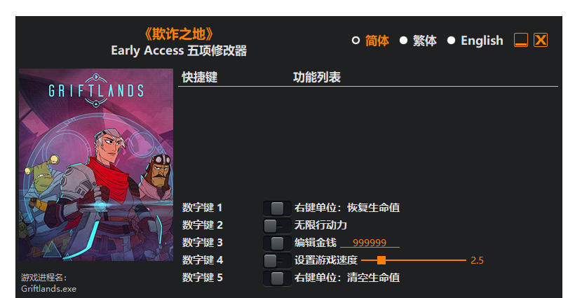 欺诈之地|修改器