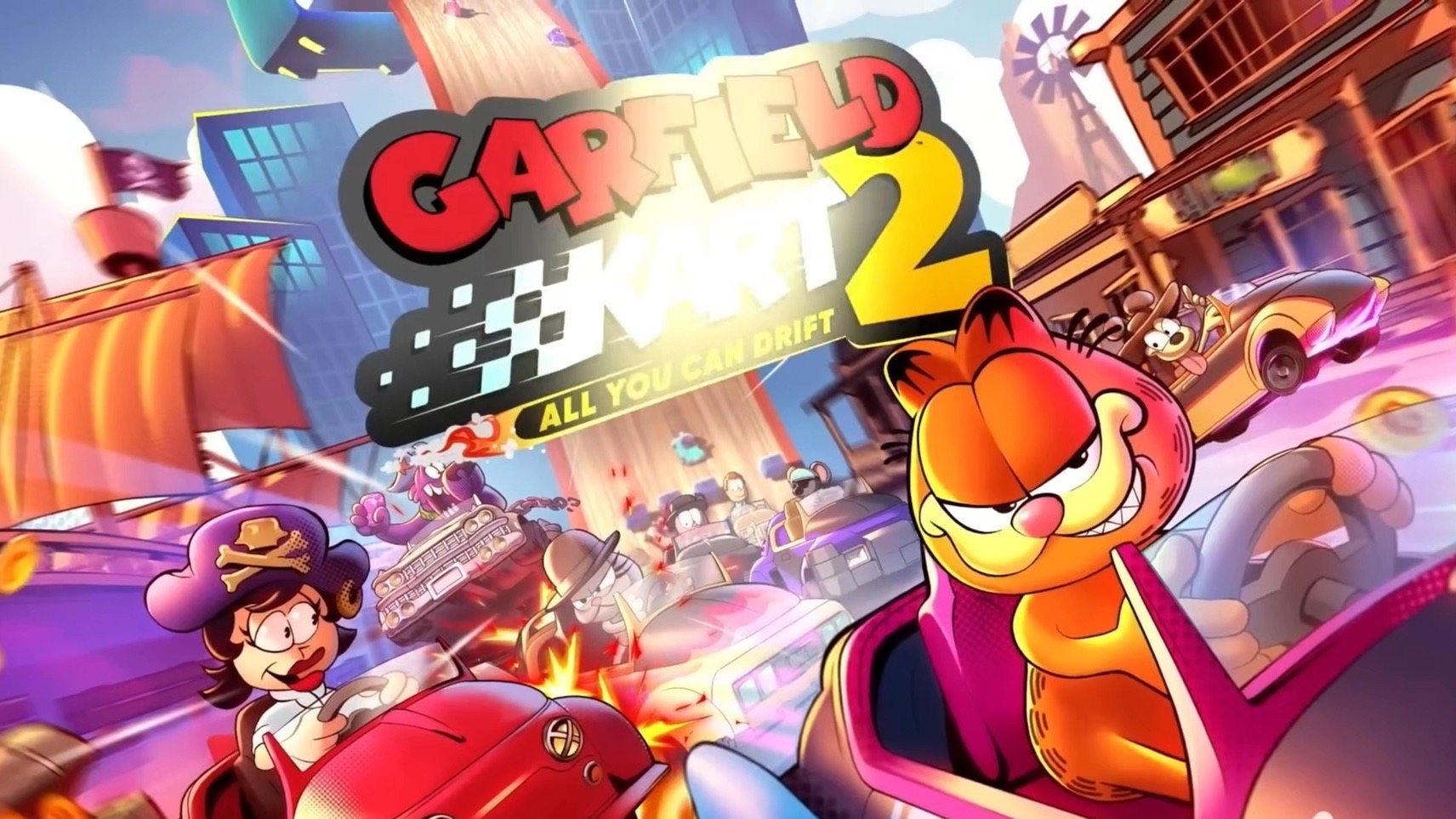《加菲猫卡丁车2：激情漂移（Garfield Kart 2 All You Can Drift）》最新 中文版（多人多设备游玩）