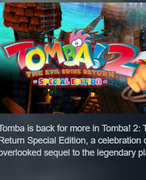 托巴！2：恶猪归来 特别版Tomba! 2: The Evil Swine Return Special Edition-3504560