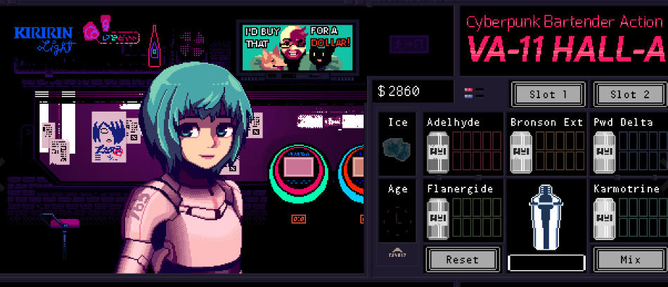赛博朋克酒保行动VA-11 Hall-A: Cyberpunk Bartender Action