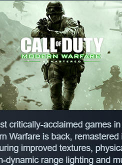 使命召唤4：现代战争Call of Duty®: Modern Warfare® Remastered (2017)-393080