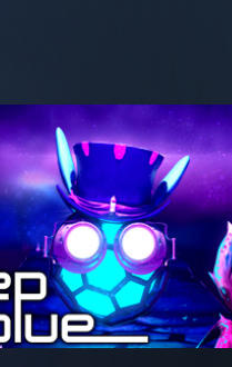Deep Blue 3D Maze in Space-484830