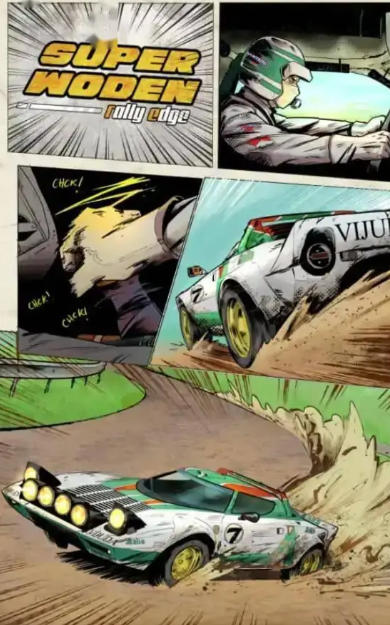《Super Woden Rally Edge》最新 中文版（可多人分屏的赛车小游戏）