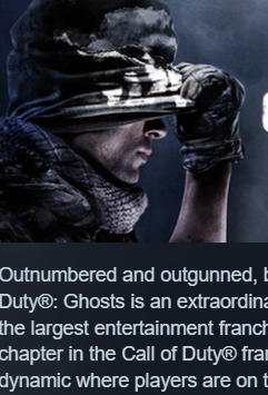 使命召唤10：幽灵Call of Duty®: Ghosts-209160