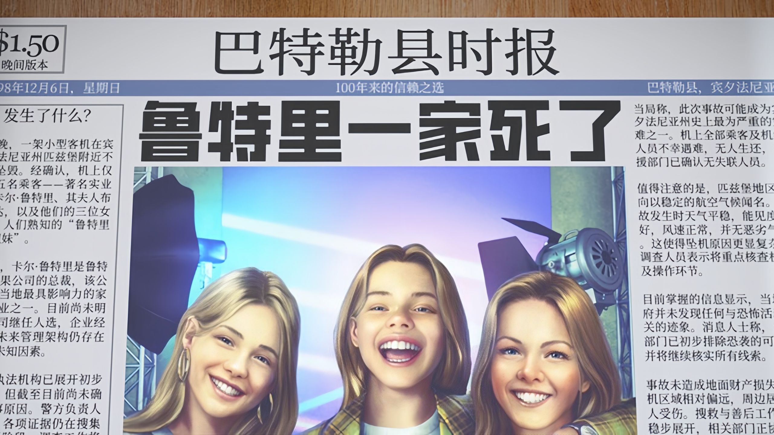 《鲁特里一家死了（The Roottrees are Dead）》最新 中文版