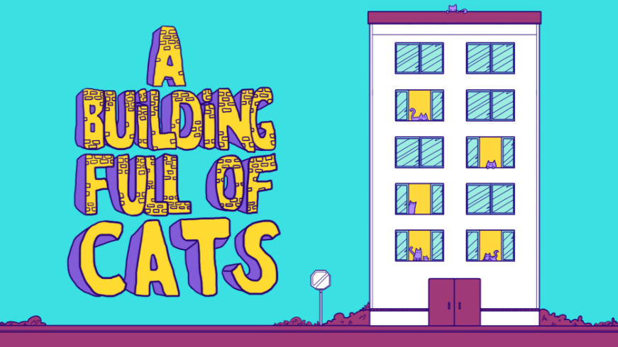 《大楼满是猫2（A Building Full of Cats 2）》最新 中文版（绘本找猫小游戏）